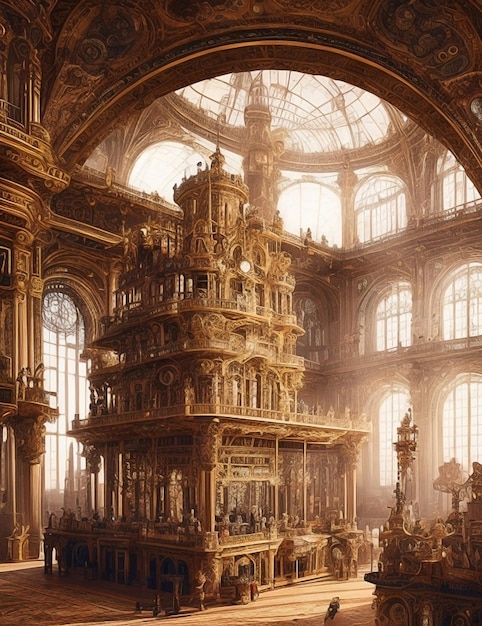 Salón de baile Steampunk Versailles