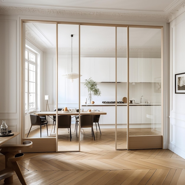 Salón de comedor y cocina