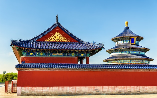 El Salón de Oración por las Buenas Cosechas en Beijing. Sitio del Patrimonio Mundial de la UNESCO en China