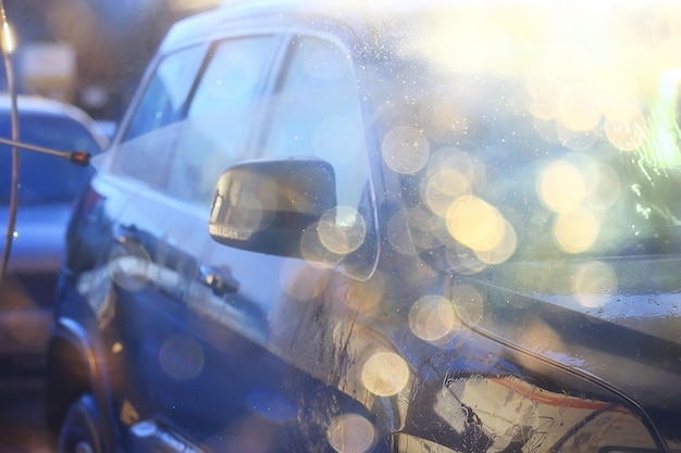 salpicadura de fondo sin contacto de lavado de coches, servicio automático