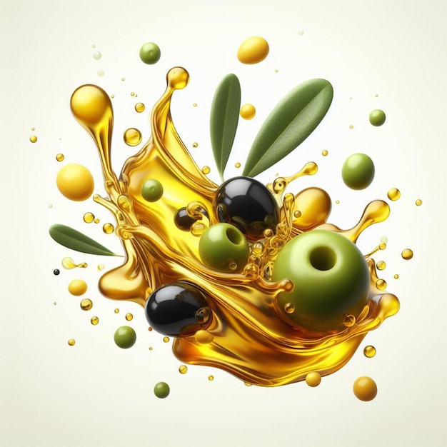 salpicaduras de aceite de oliva