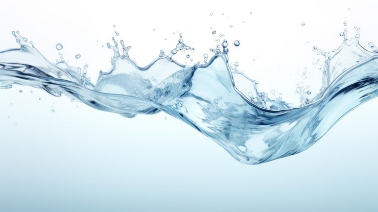 Foto salpicaduras de agua ilustración ai generativexa