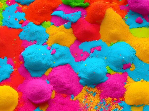 Las salpicaduras de color explotan