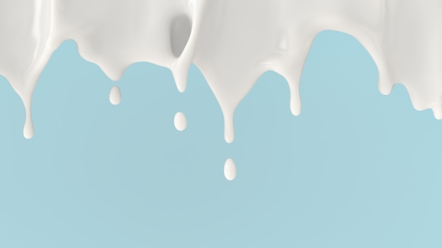 salpicaduras de leche o yogur
