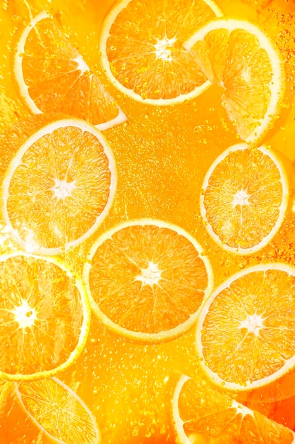 salpicaduras de naranja