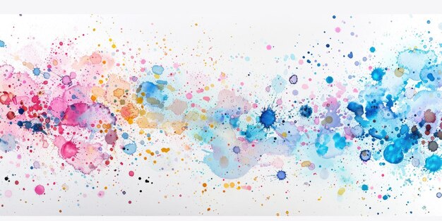 Salpicaduras de pintura abstracta sobre fondo blanco para una visión artística moderna, elegante y expresiva AIG62