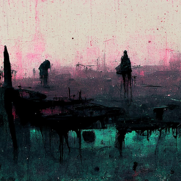 Foto salpicaduras de pintura de fondo vintage rústico grunge abstracto