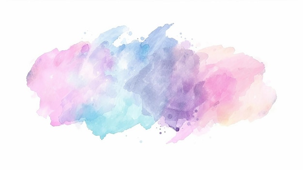 salpico de aquarela isolado em fundo branco