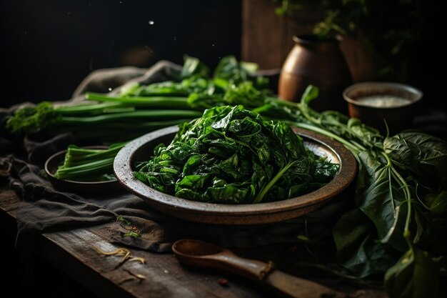 Salsa de ajo y verduras