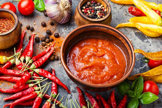 Salsa de chile picante