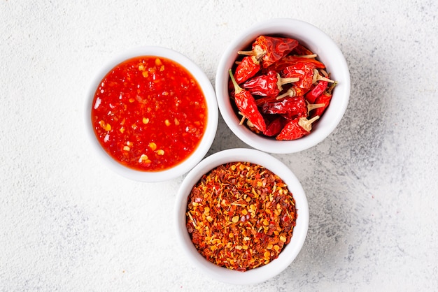 Salsa De Chile Con Pimientos Secos