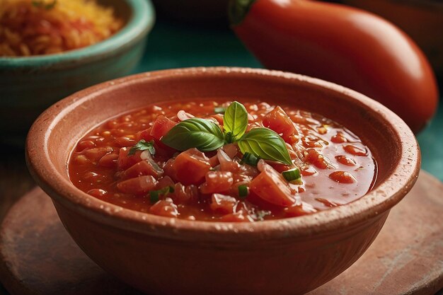 Salsa Fresca em Terracotta Bowl