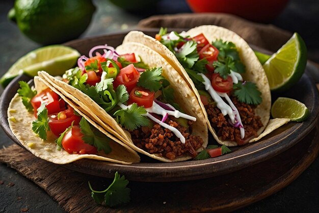 Salsa Fresca Tacos con cal