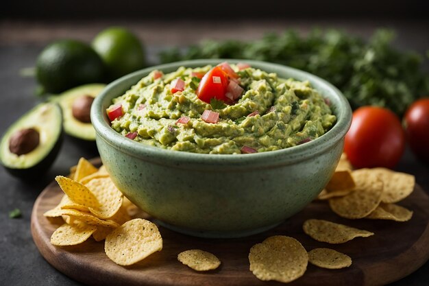 Foto salsa de guacamole