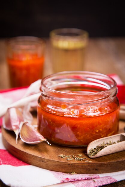 Salsa picante fresca