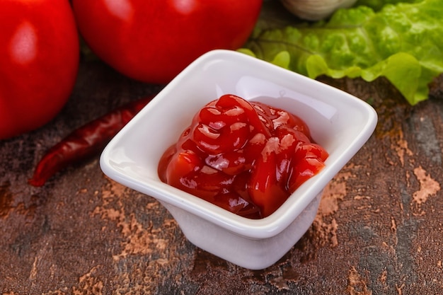 Salsa de salsa de tomate