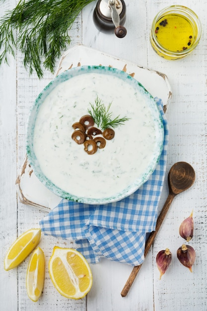 Salsa tradicional griega Tzatziki