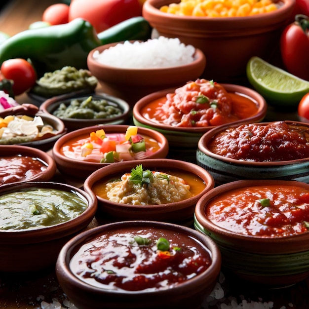 Salsas mexicanas tradicionais