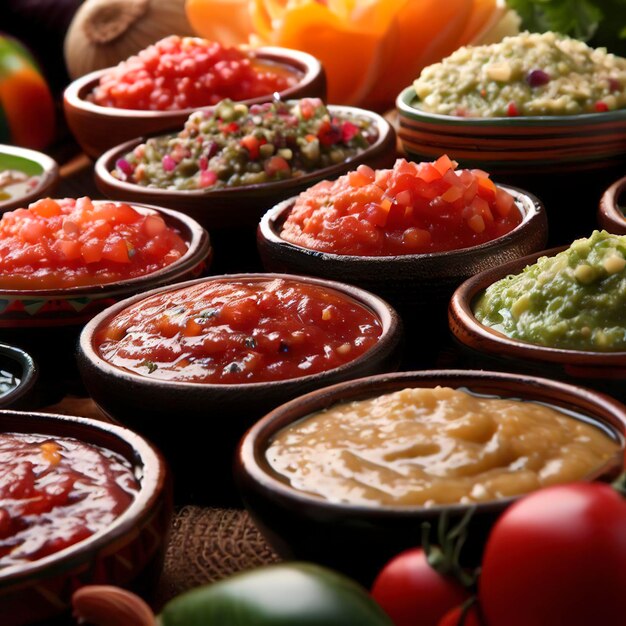 Salsas tradicionais mexicanas