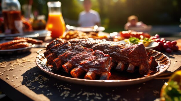 Foto salsicha de comida quente para churrasco