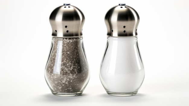Salt e Pepper Shakers isolados em fundo branco