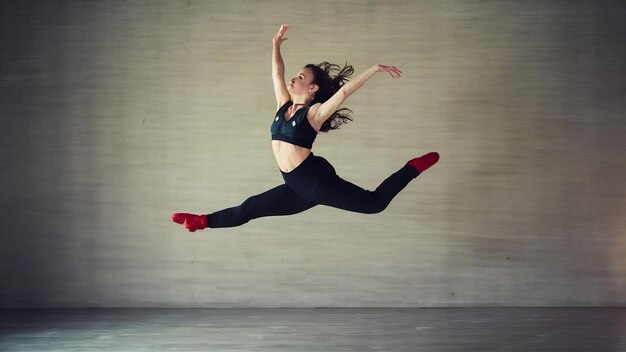 El salto de la bailarina moderna