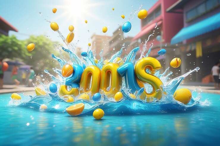 Foto el salto de sunny songkran