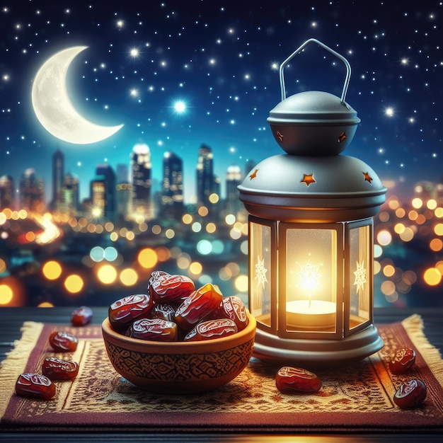 Saludo islámico Eid Mubarak tarjetas para las fiestas musulmanas EidUlAdha celebración del festival árabe Ramad