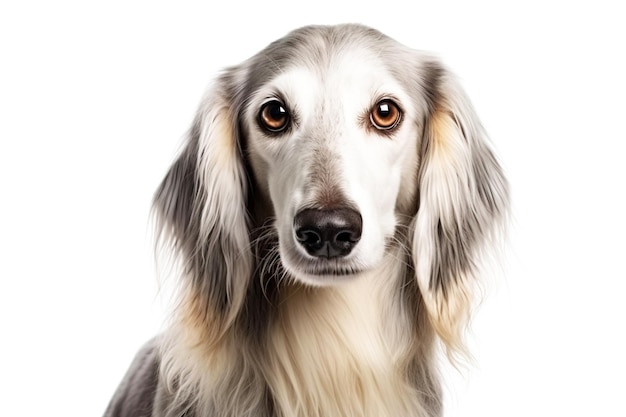 Saluki reinrassige schöne Rasse von Hund Hintergrund Natur