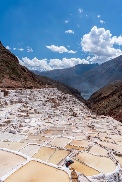 Salzbergwerk Maras in Cusco.