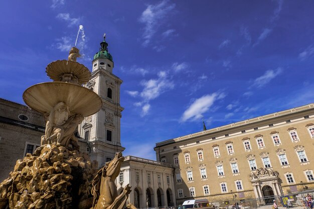 Salzburg Österreich29. April 2018 Die Details des Salzburger Doms Salzburger Dom