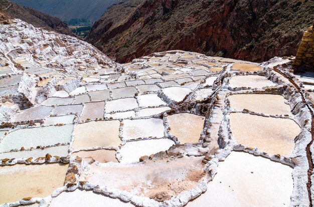 Salzminen von Maras in Peru