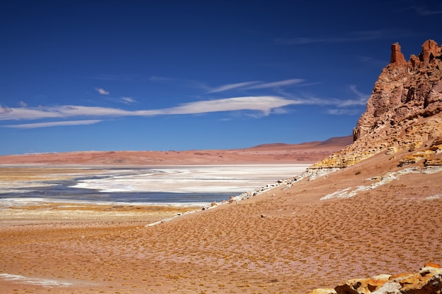 Salzsee Salar de Tara, Chile