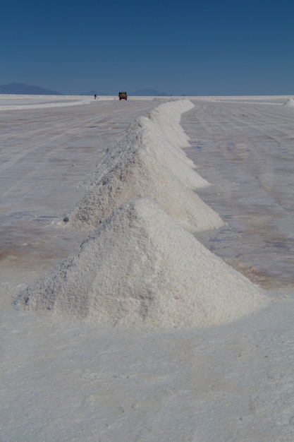 Salzwüste in Uyuni Bolivien.