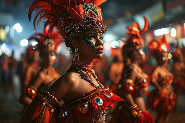 Samba en las calles Carnaval colorido en Bahía