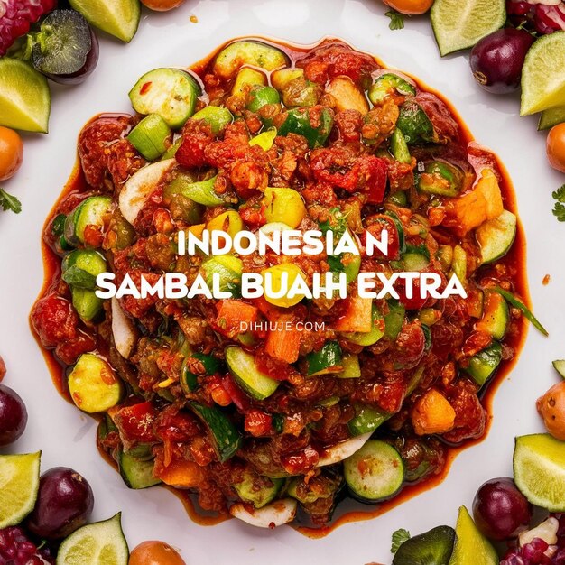 Foto sambal buah extra (en inglés)