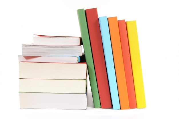 Sammlung bunte Taschenbuchbücher