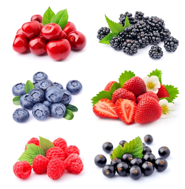 Foto sammlung von beeren