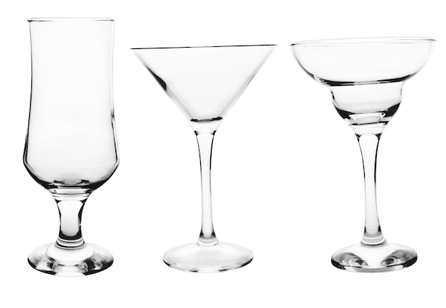 Sammlung von Cocktailgläsern