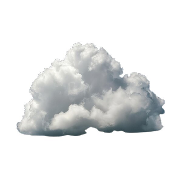 Sammlung zufälliger Formen abstrakter Wolken Cumulus verschiedene Ansichten Clip Art isoliert auf weißem b