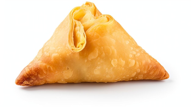 Samosa saborosa isolada em fundo branco