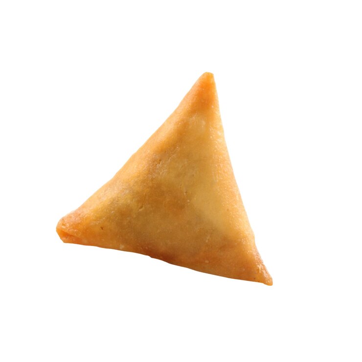 Foto samosas isolado fundo ramadan frito samosa em prato closeup lanche indiano