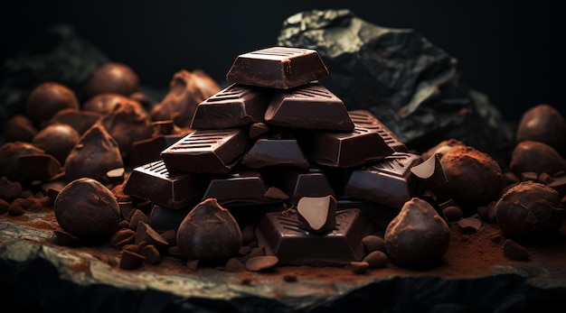 Samtiger Schokoladengenuss