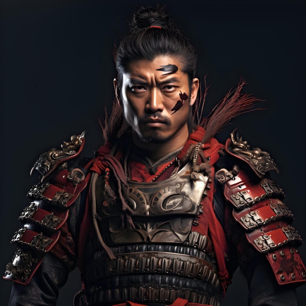 Samurai guerrero japonés