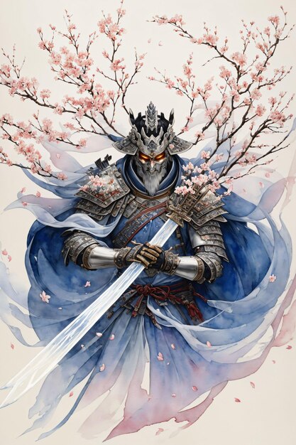 Samurai japonés fantasma