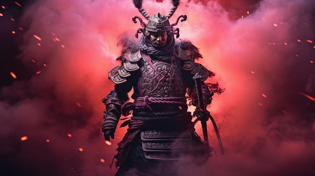 Foto samurai-kunst