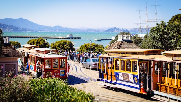 San francisco junho de 2013 teleférico junho de 2013 em são francisco, eua