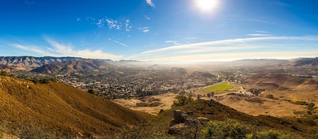 San Luis Obispo visto desde el Cerro Pico