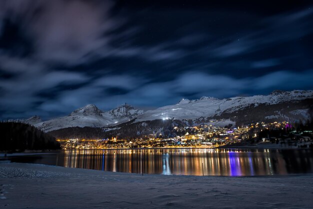 San Moritz de noche