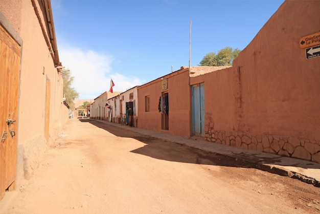 San Pedro de Atacama, uma maravilhosa cidade oásis no deserto de Atacama, norte do Chile